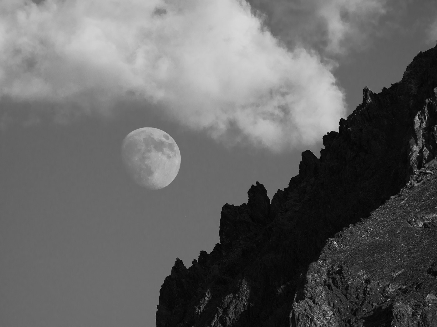 While camping out east on Mono Pass outside of Yosemite.